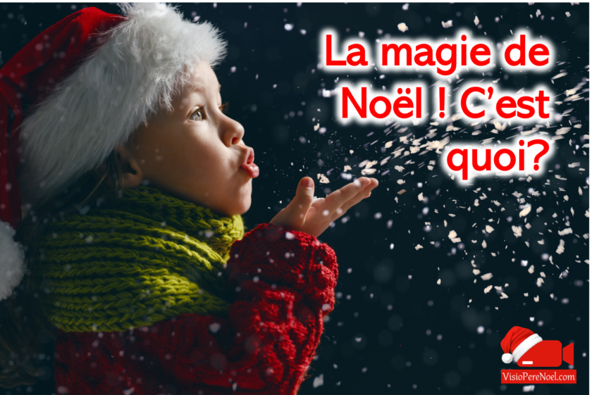 L'esprit de noël à travers l'âge des enfants - Visio Père Noël