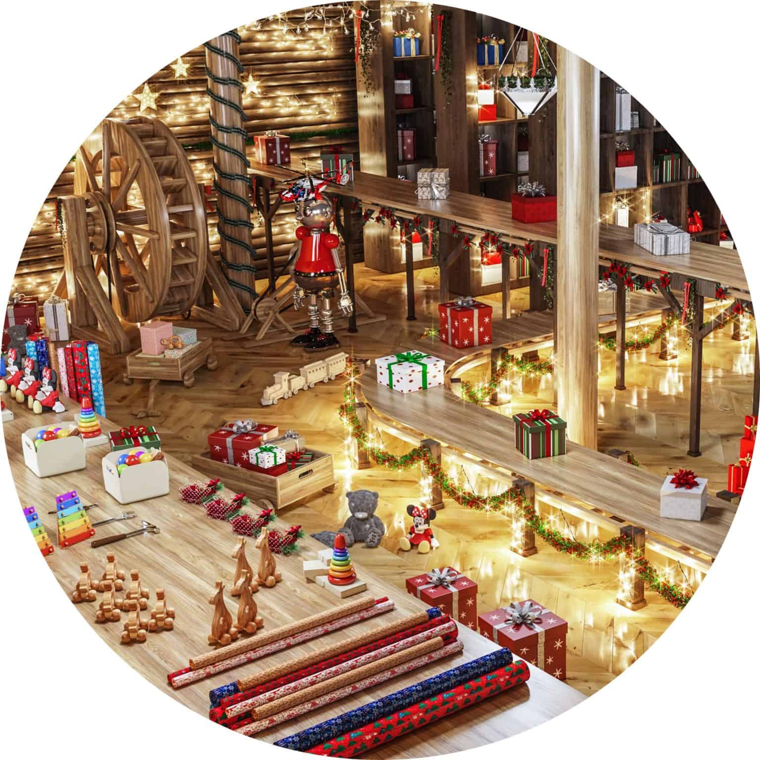 Visite virtuelle de la maison du Père Noël Visio Père Noël